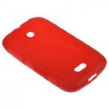 BACK CASE S-LINE NOKIA 510 - CZERWONY + FOLIA
