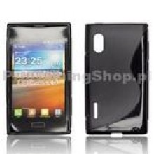 Puzdro silikonov pre LG Optimus L5 - E610, Black