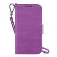 Etui Covershield Samsung Galaxy SIV mini LTHR fioletowe
