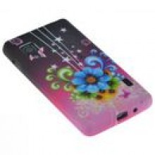 BACK CASE FLOWERS LG L5 - BLUE FLOWER 13 + FOLIA