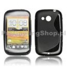 Puzdro silikonov pre HTC Desire C, Black
