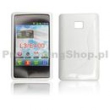 Puzdro silikonov pre LG Optimus L3 - E400, White