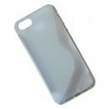 Nakadka (Back Cover) "S-Case" iPhone 5 white transparent