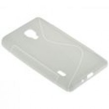 BACK CASE S-LINE LG L7 II P710 - BIAY + FOLIA + RYSIK