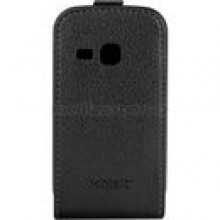 Pokrowiec XQISIT Flipcover (Samsung Galaxy S4) Czarny