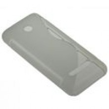 BACK CASE S-LINE NOKIA ASHA 206 - TRANSPARENT + FOLIA