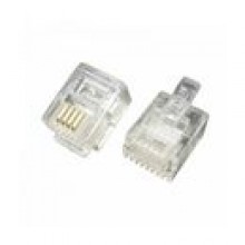 Wtyk telefoniczny RJ11 6P4C op.10szt.