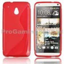Puzdro silikonov pre HTC One Mini, Red