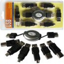 Zestaw 6 przesciek USB