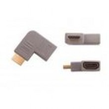 Adapter BRIDGE HDMI wtyk - HDMI gniazdo flat ktowy