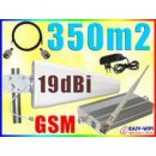 WZMACNIACZ TELEFONU SYGNA�U GSM +YAGi 19dBi 350m2