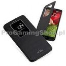 Puzdro LG Quick Window pre LG G2 - D802, Black