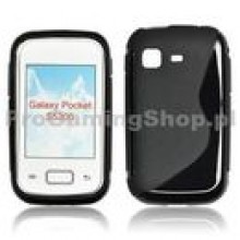 Puzdro silikonov pre Samsung Galaxy Pocket - S5300, Black