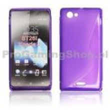 Puzdro silikonov pre Sony Xperia J - ST26 | Violet