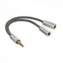 Adapter HAMA Wtyk jack 3,5 mm - 2x gniazdo jack 3,5 mm