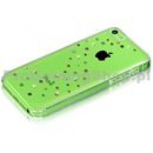 Puzdro Made With Swarovski pre Apple iPhone 5C, Green