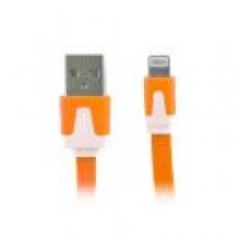 Paski kabel USB lightning do iPhone 5 pomaraczowy