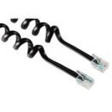 Kabel telefoniczny 4p4c czarny 1.5m