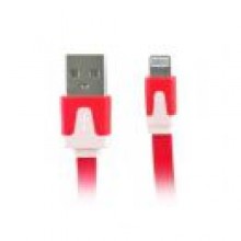 Paski kabel USB lightning do iPhone 5 czerwony
