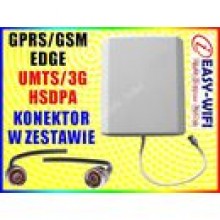 ANTENA GSM UMTS 14dBi do WZMACNIACZA + KONEKTOR 5m