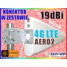 ANTENA 3G 4G HSPA+ LTE 19dBi E398 ZTE 20m AERO2