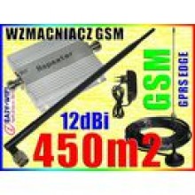 WZMACNIACZ SYGNAU GSM 450m2 +12dBi +ANTENA ZEWN.