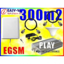 WZMACNIACZ GSM EGSM PLAY + PANEL 14dBi + SUFITOWA