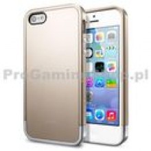 Spigen liniowy Metal dla iPhone 5 i 5S, Zoto