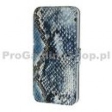 Valenta Booklet Slim Animal Snake Blue iPhone 5