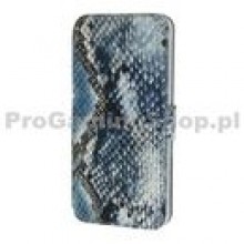 Valenta Booklet Slim Animal Snake Blue iPhone 5