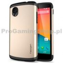 Spigen Slim Zbroja dla LG Nexus 5-D821, Szampania zota