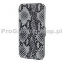 Valenta Booklet Slim Animal Snake Grey iPhone 5