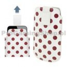 Puzdro 4-OK Dots - Size T7, White