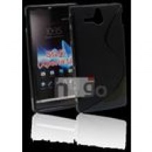 FUTERA BACK CASE S-LINE SONY XPERIA U (LT25i) CZARNY