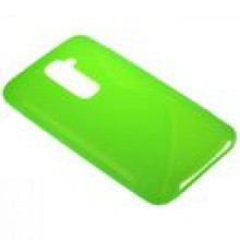 ETUI BACK CASE S LINE LG G2 - ZIELONY + FOLIA + RYSIK