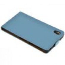 ETUI SLIM SONY XPERIA Z1 - NIEBIESKI + FOLIA + RYSIK