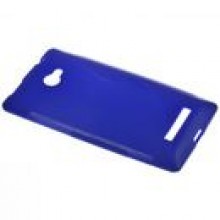 BACK CASE S-LINE HTC 8X - GRANATOWY + FOLIA