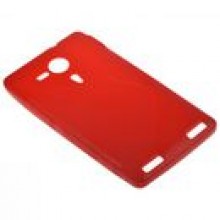 BACK CASE S-LINE SONY XPERIA SP - CZERWONY + FOL