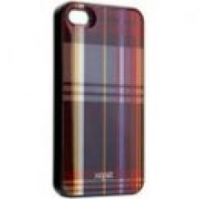 Pokrowiec XQISIT iPlate Candy Square (iPhone 4 / 4S) Czarny