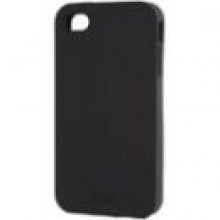 Pokrowiec XQISIT Silicone Case (iPhone 4 / 4S) Czarny