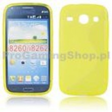 Puzdro silikonov pre Samsung Galaxy Core - i8260, Yellow