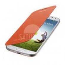 Etui Samsung Flip Case do Galaxy S4 pomaraczowe