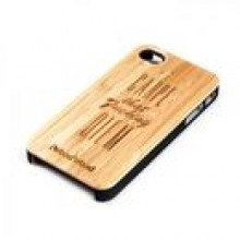 iWoodWood - Etui iPhone 4 / 4s PC Slim Bamboo Carpe Diem