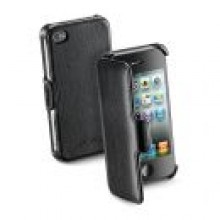 Etui Cellularline Book Czarne do iPhone4