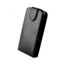 Skrzany pokrowiec Sligo do Apple iPhone 4G 4S czarny