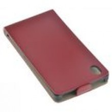 KABURA NEO SLIM SONY XPERIA Z1 - CZERWONA + FOLIA + RYSIK