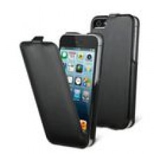 etui z klapk� Snow Slim czarne iPhone 5 / 5s