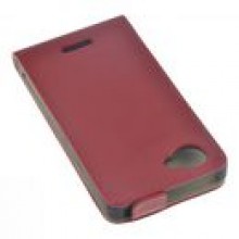 KABURA NEO SLIM SONY XPERIA L - CZERWONA + FOLIA + RYSIK