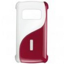 Etui Nokia CC-3010 White/Burgundy do C6-01