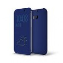 Etui Dot View HTC HC M100 Niebieski do HTC ONE M8